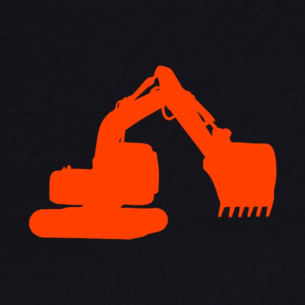 excavator by Huggy Mauve